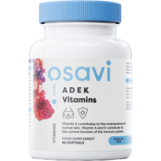 ADEK Vitamins | A + D + E + K | with Quali-D® х 120 капсули