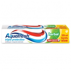 Aquafresh Тройна защита Mild and Minty Паста за зъби 125 ml