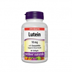 Webber Naturals Лутеин 10 mg х60 софтгел капсули