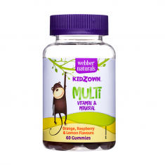 Webber Naturals Kidzown Мултивитамини и минерали за Деца Гъми х60 желирани таблетки