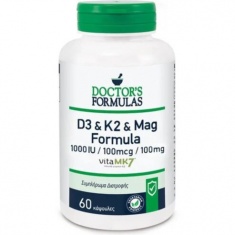 Doctor’s Formulas Витамин D3 , K2 и Магнезий х60 капсули