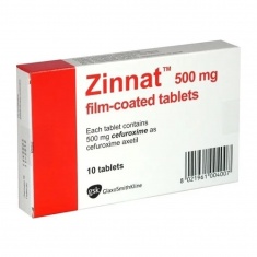 Зинат 500 mg x10 таблетки