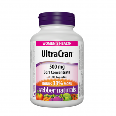 Webber Naturals UltraCran Червена боровинка 500 mg x80 капсули