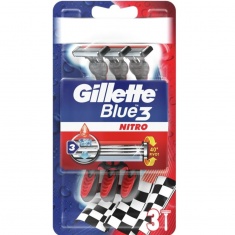 Gillette Blue 3 Nitro Самобръчначка х 3 броя