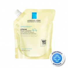 La Roche-Posay Lipikar Huile Lavante AP+ Измиващо олио за лице и тяло Refill, EKO ОПАКОВКА, 400 ml