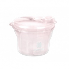 KikkaBoo Дозатор за сухо мляко 2 в 1 Light Pink