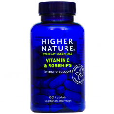 Higher Nature Vitamin C с шипка х90 таблетки