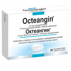 Октеангин х20 таблетки за смучене