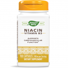 Nature's Way Ниацин 100 mg х100 капсули