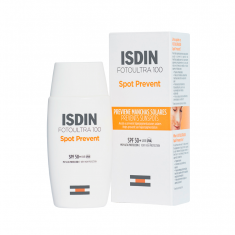 ISDIN Fotoultra 100 Spot Prevent SPF50+ Слънцезащитен флуид против пигментни нарушения 50 ml