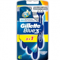 Gillette Blue 3 самобръсначка x 4 броя