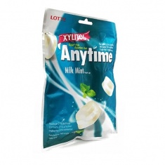 Anytime Xylitol Milk Mint Бонбони с вкус на мляко и мента без захар 74 g