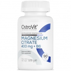 OstroVit Магнезиев цитрат 400 mg + B6 х90 таблетки