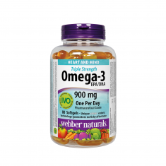 Webber Naturals Омега-3 тройна концентрация 1425 mg х80 софтгел капсули