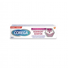 Corega Комфорт фиксиращ крем за зъбни протези 40 g