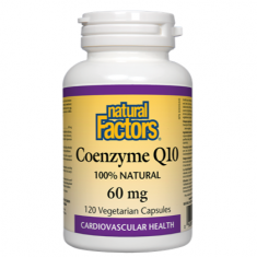 Natural Factors Коензим Q10 60 mg x120 V капсули