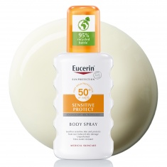 Eucerin Sensitive Protect SPF50+ Слънцезащитен спрей за тяло 200 ml