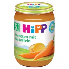 Hipp 4110 Био пюре от нежни моркови и картофи 190 гр