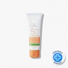 Vichy Capital Soleil SPF50+ Слънцезащитен матиращ и коригиращ крем 3-в-1 50 ml