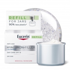 Eucerin Hyaluron-Filler SPF15 Дневен крем против бръчки за суха кожа 50 ml - ПЪЛНИТЕЛ
