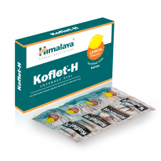 Himalaya Koflet-H Дражета за гърло с лимон х12 броя