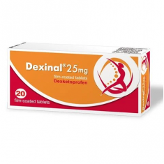 Дексинал 25 mg х20 таблетки