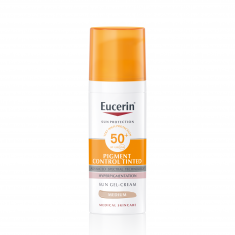 Eucerin Pigment Control SPP50+ Оцветен слънцезащитен гел-крем за лице - Тъмен 50 ml