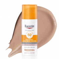 Eucerin Pigment Control SPP50+ Оцветен слънцезащитен гел-крем за лице - Тъмен 50 ml