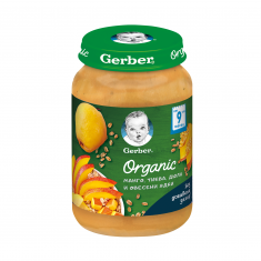 Nestle Gerber Пюре от манго, тиква, дюля и овесени ядки 190 g