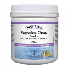 Natural Factors Магнезиев цитрат 250 mg (90 дози) 250 g пудра