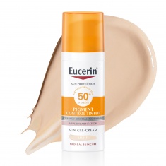Eucerin Pigment Control SPP50+ Оцветен слънцезащитен гел-крем за лице - Светъл 50 ml