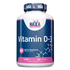 Haya Labs Витамин D3 5000 IU за здрави кости х250 капсули