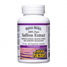 Natural Factors 2854 Шафран екстракт (Saffron Extract 100% Pure) x60 V капсули