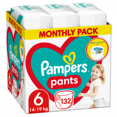 Pampers Montly Pack гащи 6 х132 броя