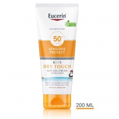 Eucerin Sensitive Protect SPF50+ Слънцезащитен гел-крем за деца 200 ml