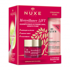 Nuxe Merveillance LIFT Крем за нормална и суха кожа 50 ml + Very Rose Мицеларна вода 50 ml