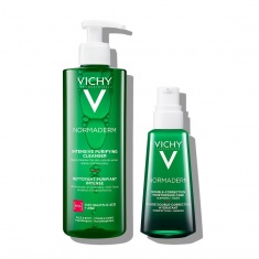 Vichi NORMADERM Рутина за мазна и склонна към акне кожа в зряла възраст (почистване, грижа)