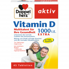 DoppelHerz Aktiv Витамин D 1000 I.U. х45 таблетки