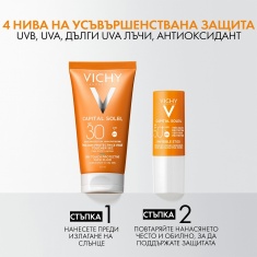 Vichy Capital Soleil SPF50+ Стик за чувствителни зони за лице и тяло 9 g