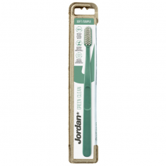 Jordan Green Clean Soft Четка за зъби от рециклирана пластмаса