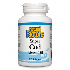 Natural Factors Черен дроб на треска масло 1100 mg х90 софтгел капсули