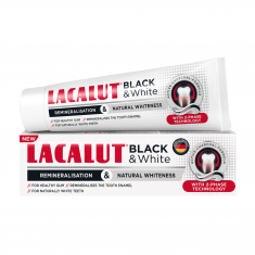 Lacalut Black&White Паста за зъби 75 ml