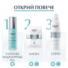 Eucerin Hyaluron-Filler Ултралек хидратиращ нощен крем 50 ml