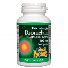 Natural Factors Бромелаин 500 mg х90 капсули