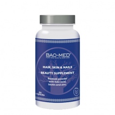 Mediceuticals Bao-Med Хранителни добавки за здрави коса, кожа и нокти 60 бр