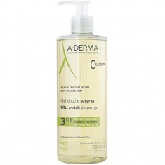 A-Derma Surgas Свръхобогатен душ-гел с помпа 500 ml