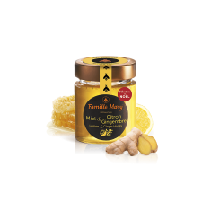 Акациев пчелен мед с лимон и джинджифил, 170 g
