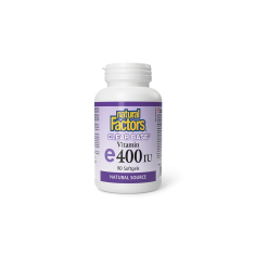 Антиоксидант - Витамин E Clear Base, 400 IU х 90 софтгел капсули Natural Factors