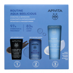 Apivita Aqua Beelicious Хидратираща освежаваща рутина с мед и инфузия от цветя