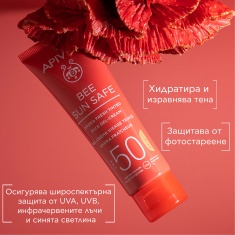 Apivita Bee Sun Safe SPF50 Тониран гел-крем за лице 50 ml
